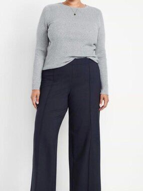 Old Navy black wide leg trousers XXL business casual.